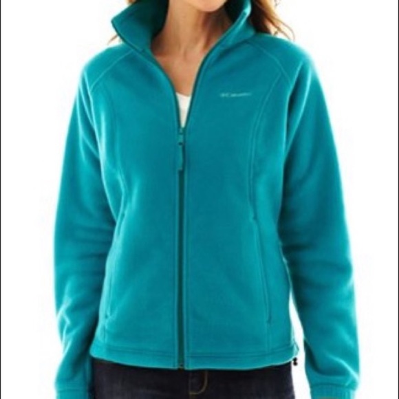 teal columbia jacket
